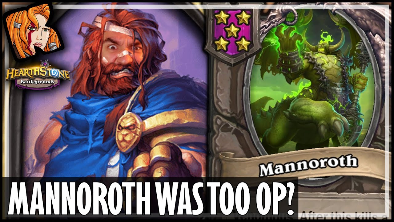 THIS IS WHY THEY REMOVED MANNOROTH! - Hearthstone Battlegrounds