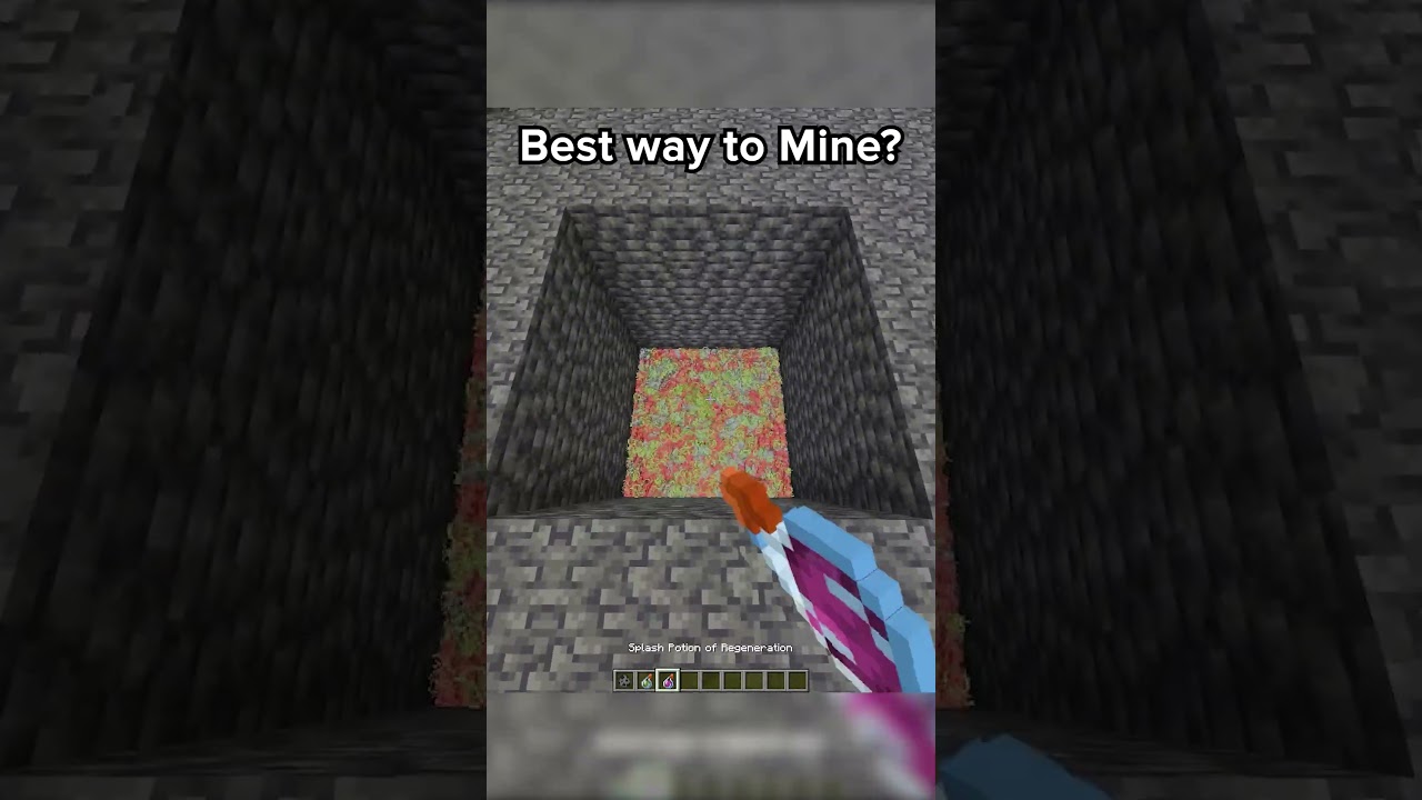Minecraft Best Mining Method はいよろこんで