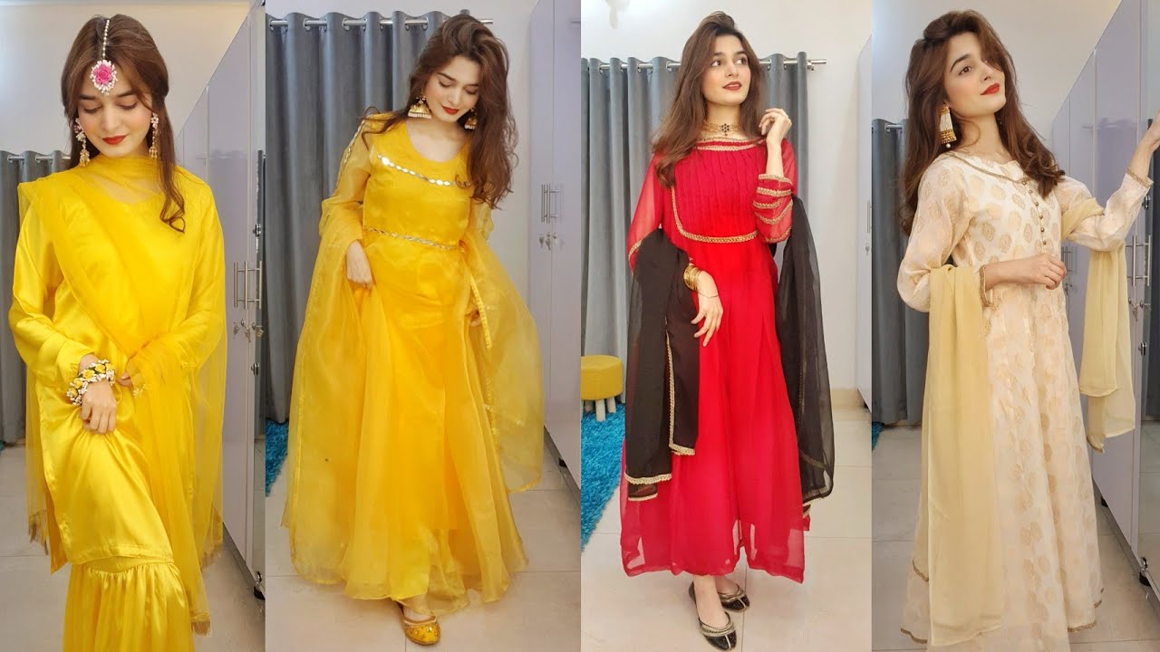 Outfits For Mayon Mehndi Barat Waleema || All 4 Events || Styling For weddings