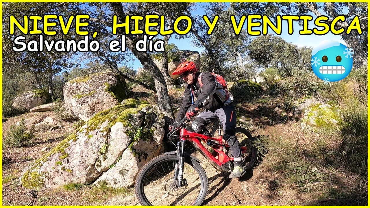 Salvando el día 🥶​ Nieve, hielo y ventisca | Living Enduro MTB