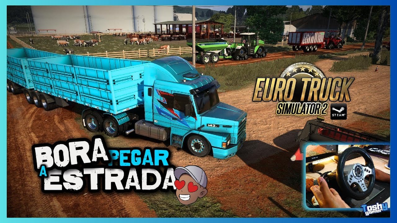 Jogatina no ETS2 - Euro Truck Simulator 2. Bora pegar a Estrada em 2026!.
