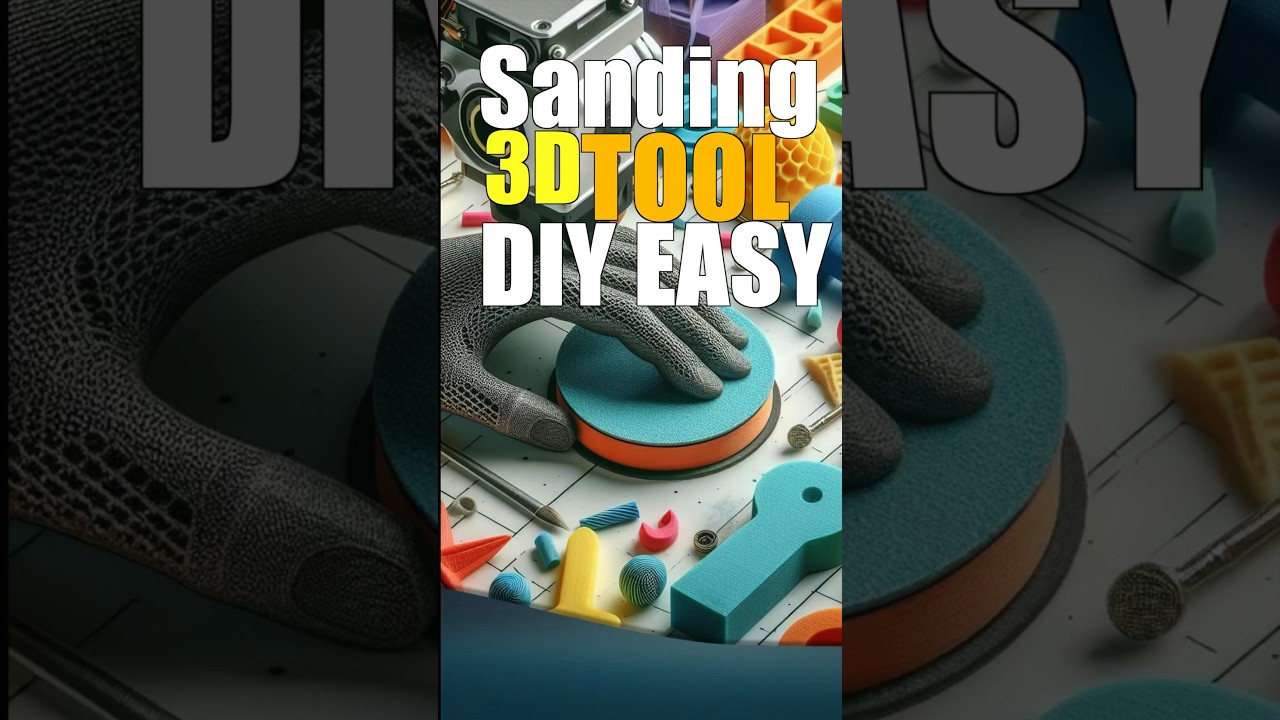 3D printed Sanding Tool: DIY Ease
