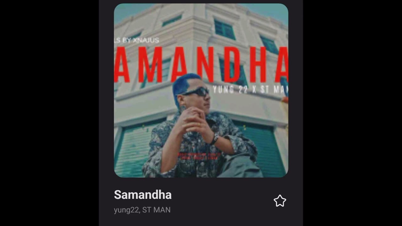 Yung22_St man_Samandha_Karoake_track. #stman #stmanubabuofficial #song #music #rap #official 
