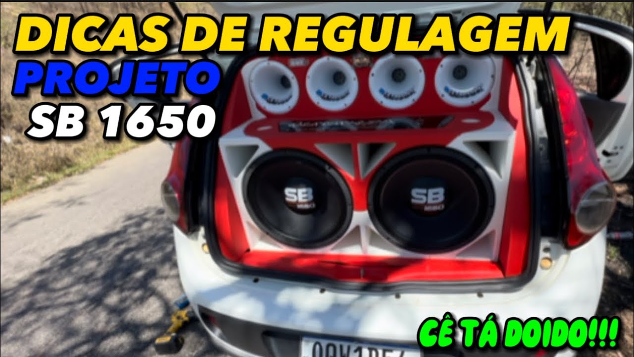 DICAS DE REGULAGEM SB1650 E PROJETO DE CAIXA - 2x4 _ NEM OSTENTASOM