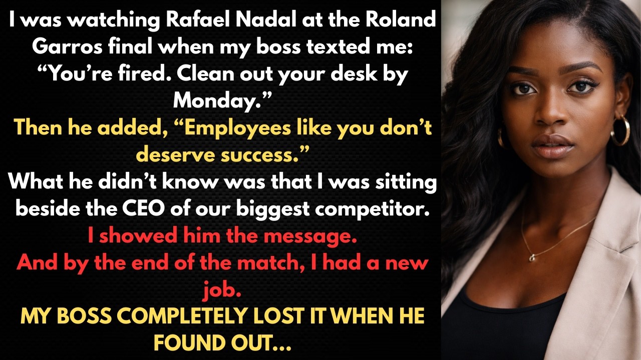 He Called Me “Pathetic” and Fired Me by Text — I Was Sitting With His Competitor