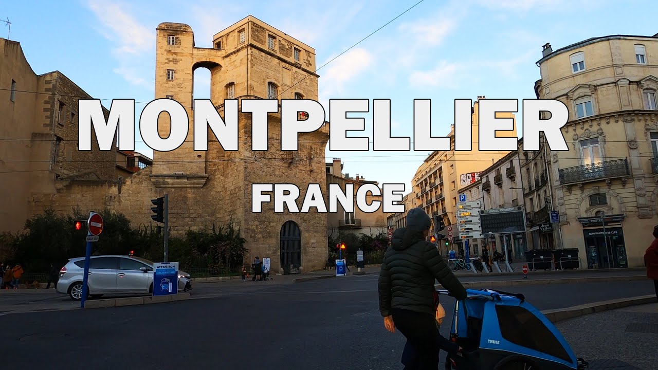 Montpellier, France - Driving Tour 4K