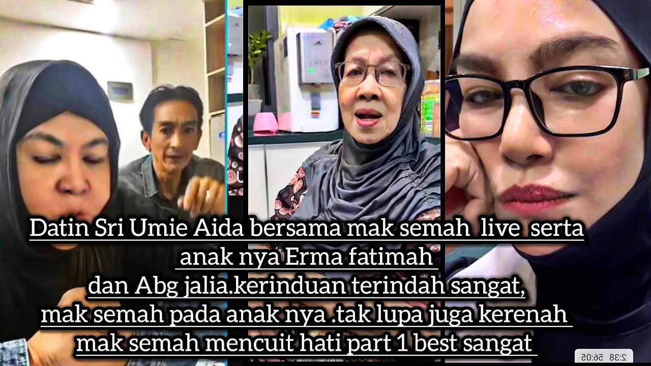 Datin Sri Umie Aida dan Mak semah live bersama Erma Fatima  dan Abg Jali ,Mak semah rindukan anaknya