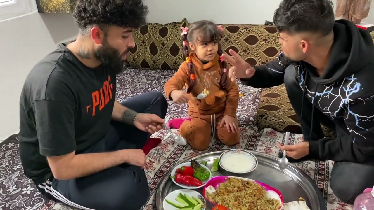 وقت تزور صديقك وقت الغدا😍😂🤣خليل وعلاء