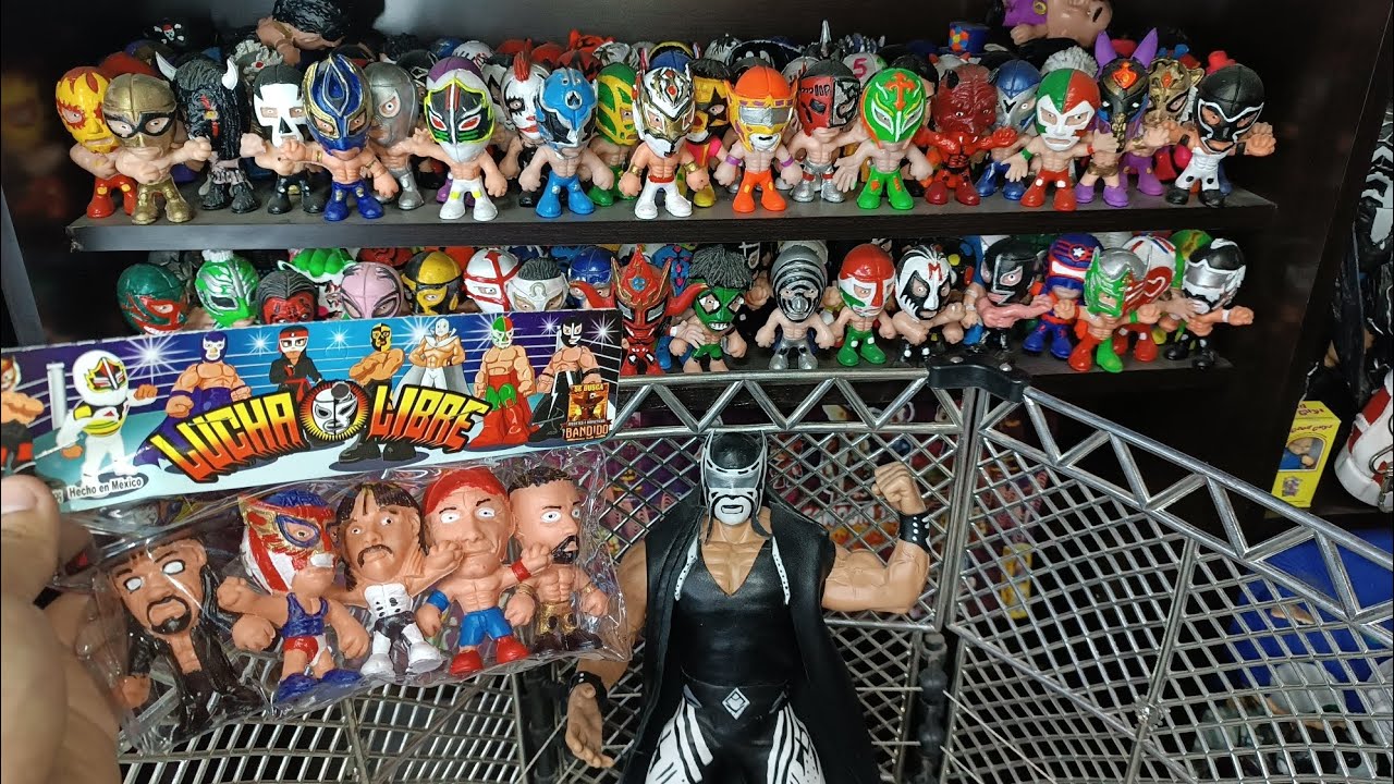 Nueva Serie de Luchadores Cabezones y Ring de Lucha Libre en Jaula 💥