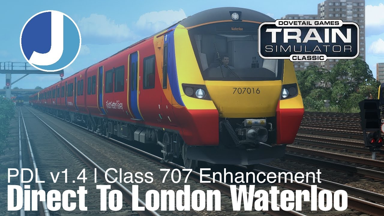 Train Simulator Classic | Класс 707 | Portsmouth Direct v1.4 | Шеппертон — Лондон Ватерлоо