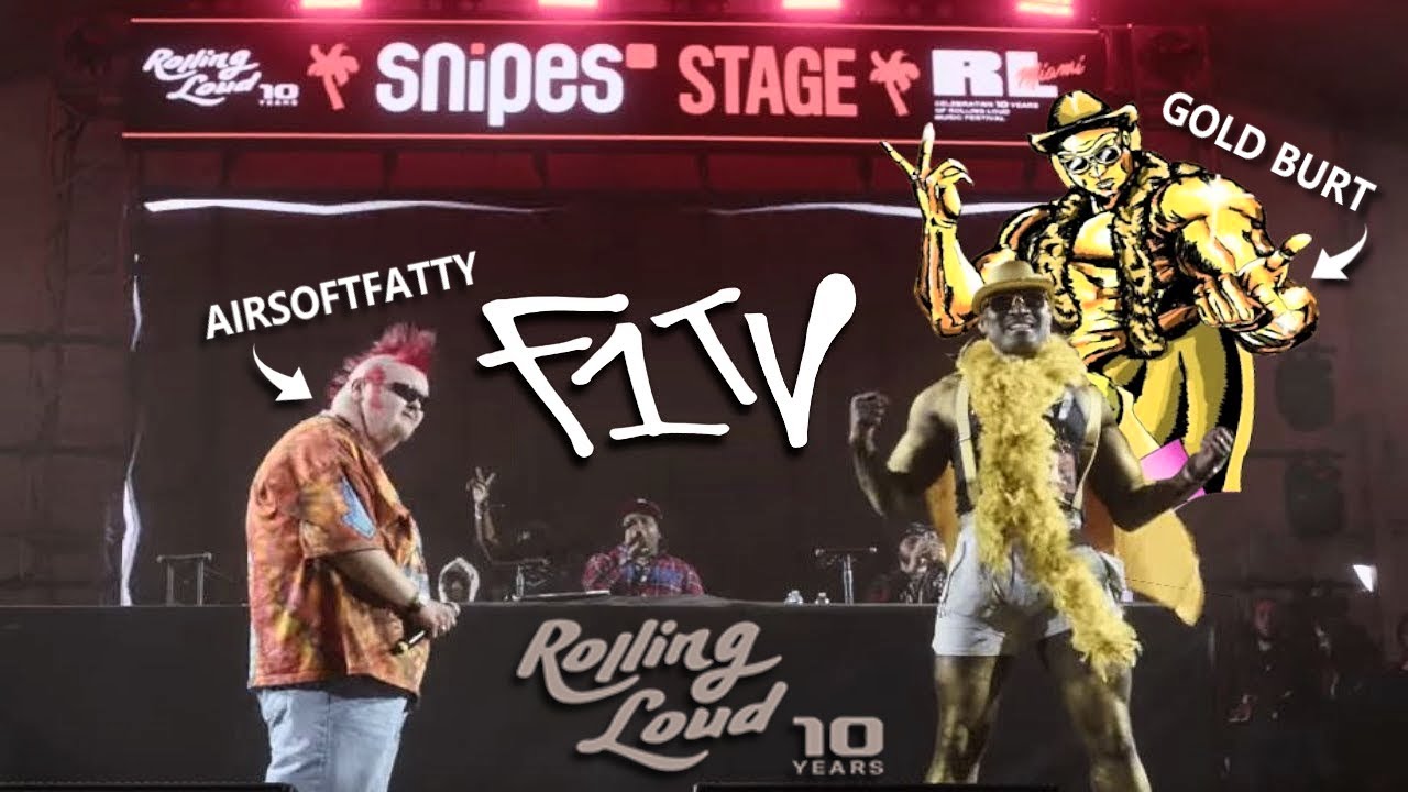F1LTHY'S ROLLING LOUD MIAMI 2024 w/ AIRSOFTFATTY & BURT BRONX