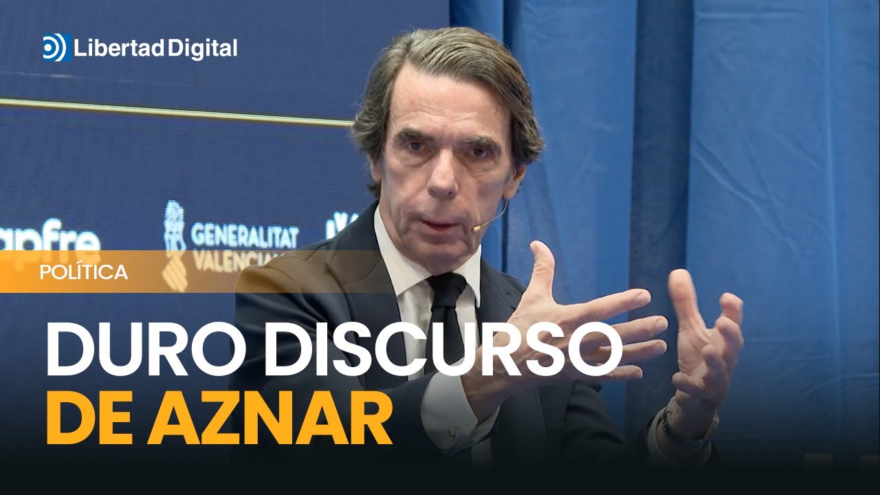 El discurso de Aznar cargando contra: Trump, Sánchez y Abascal