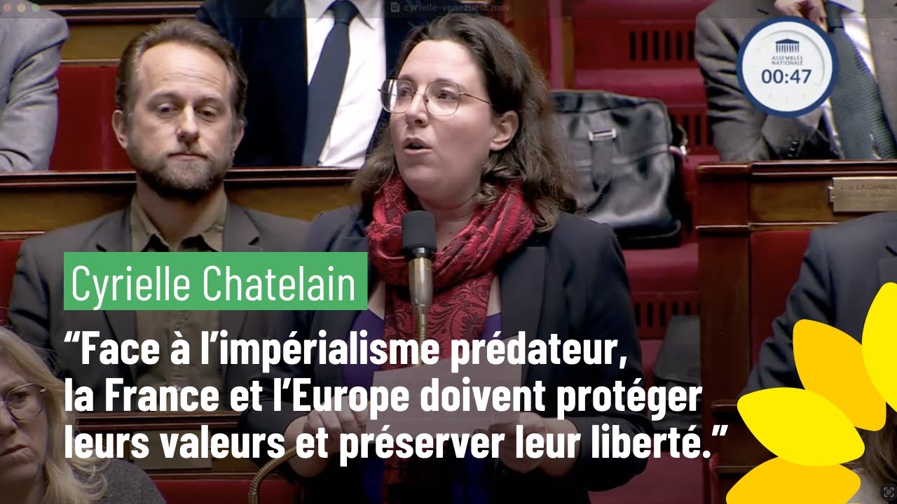 Cyrielle Chatelain : Nous devons regagner notre liberté face aux États-Unis de Donald Trump.