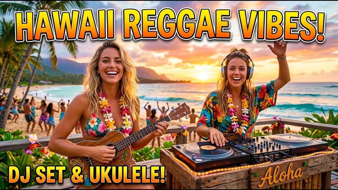 Hawaiian Reggae Paradise 🌊 Beachside Reggae Chill Music Mix