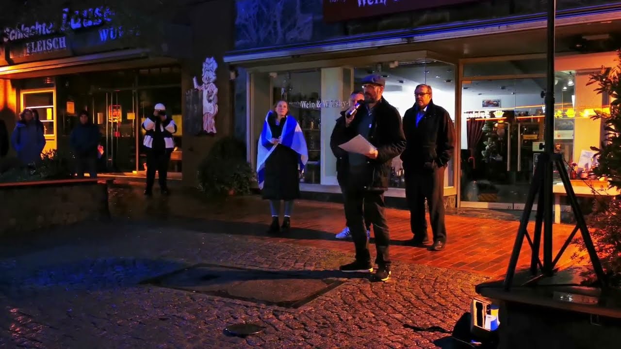 Veranstaltung in Schleswig: Gegen Antisemitismus, Hass und Terror - Solidarität mit Israel