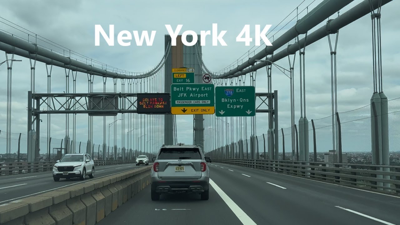 4K New York - Driving tour from Staten Island to Brooklyn