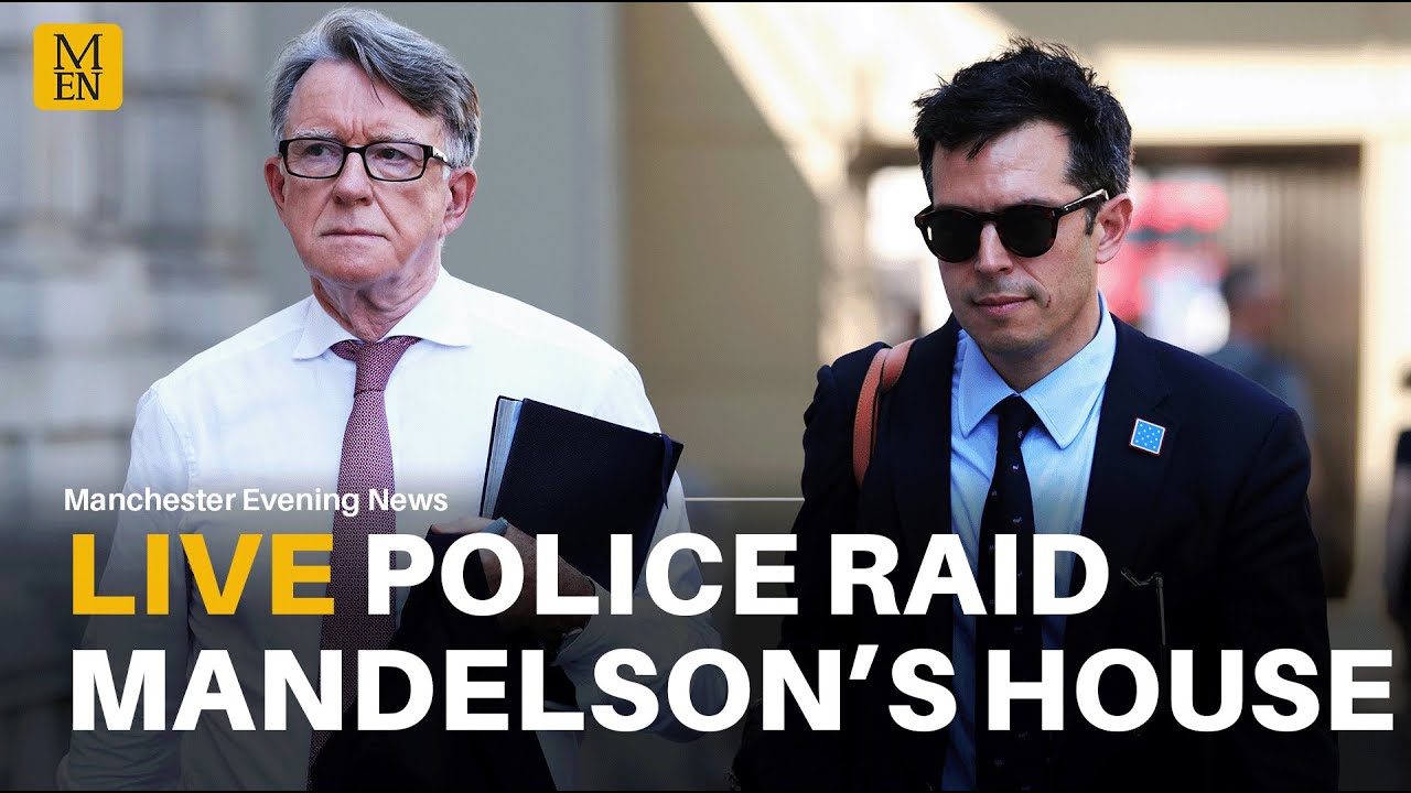 WATCH LIVE: Police RAID Peter Mandelson's London property following Epstein scandal