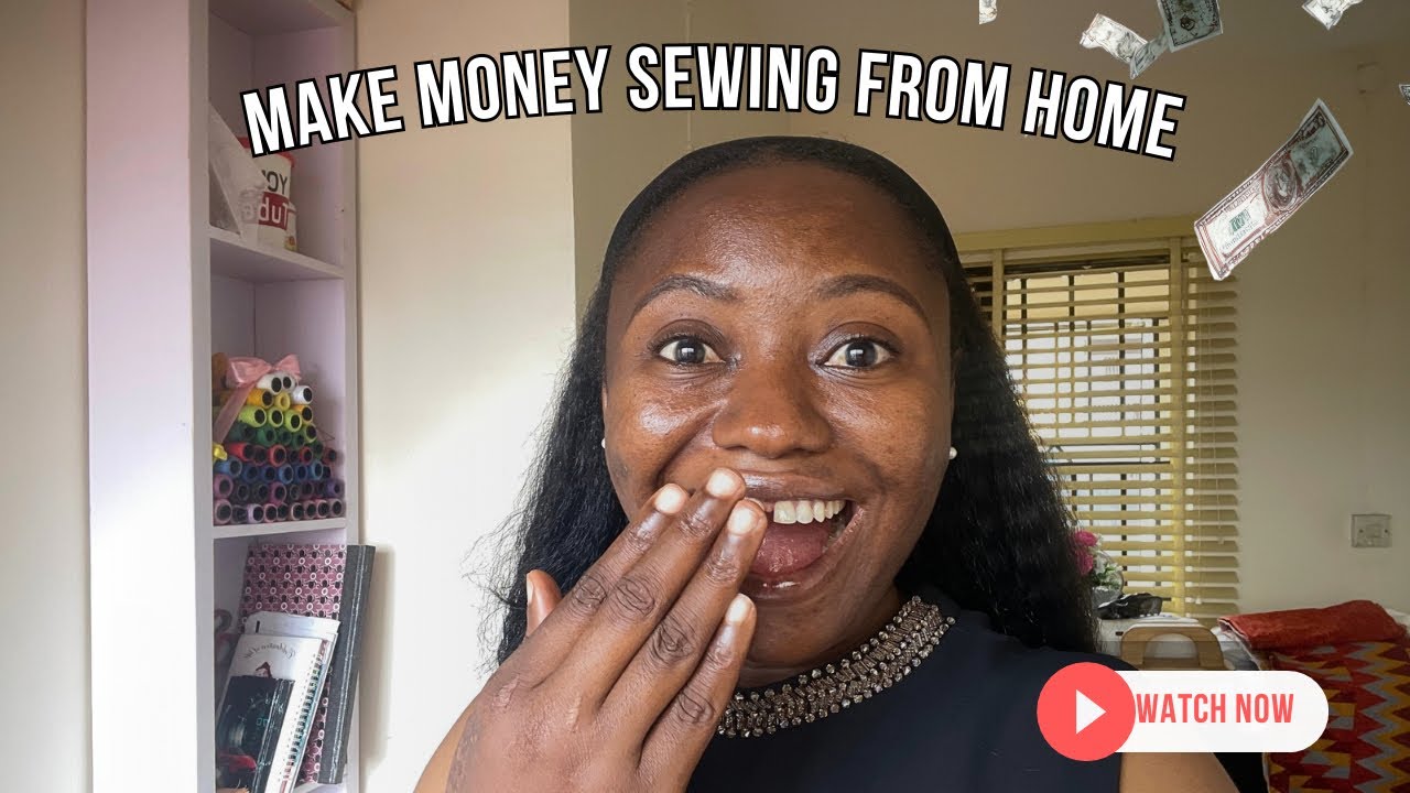 5 WAYS TO MAKE MONEY SEWING FROM HOME. #sewing #workfromhome #makemoney 