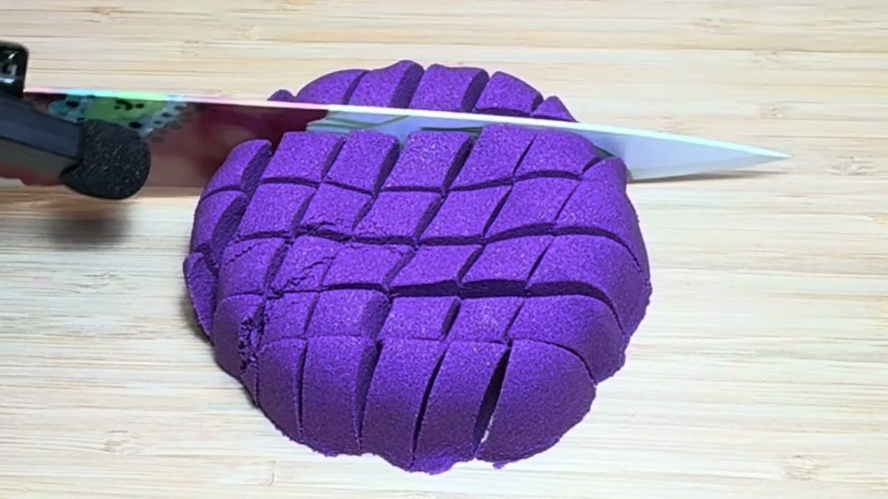 Purple Kinetic Sand ASMR Compilation