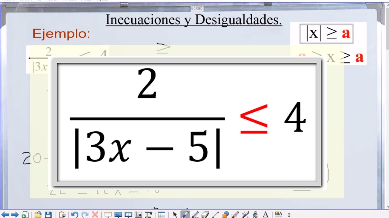 Inecuación con Valor Absoluto en el Denominador.