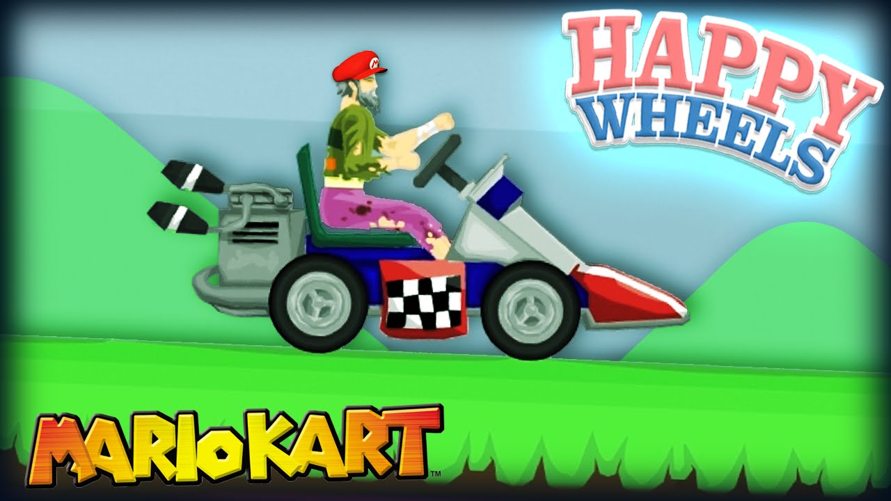 Amazing Mario Kart Level! || Happy Wheels #35