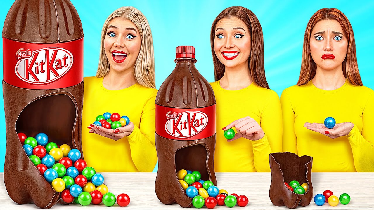 Большая, Средняя или Маленькая Тарелка Челлендж | Война Пранков от Choco DO