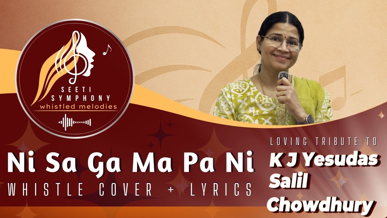 A Beloved Salil Chowdhury & Yesudas Classic | Whistle Cover + Lyrics | Melody 9