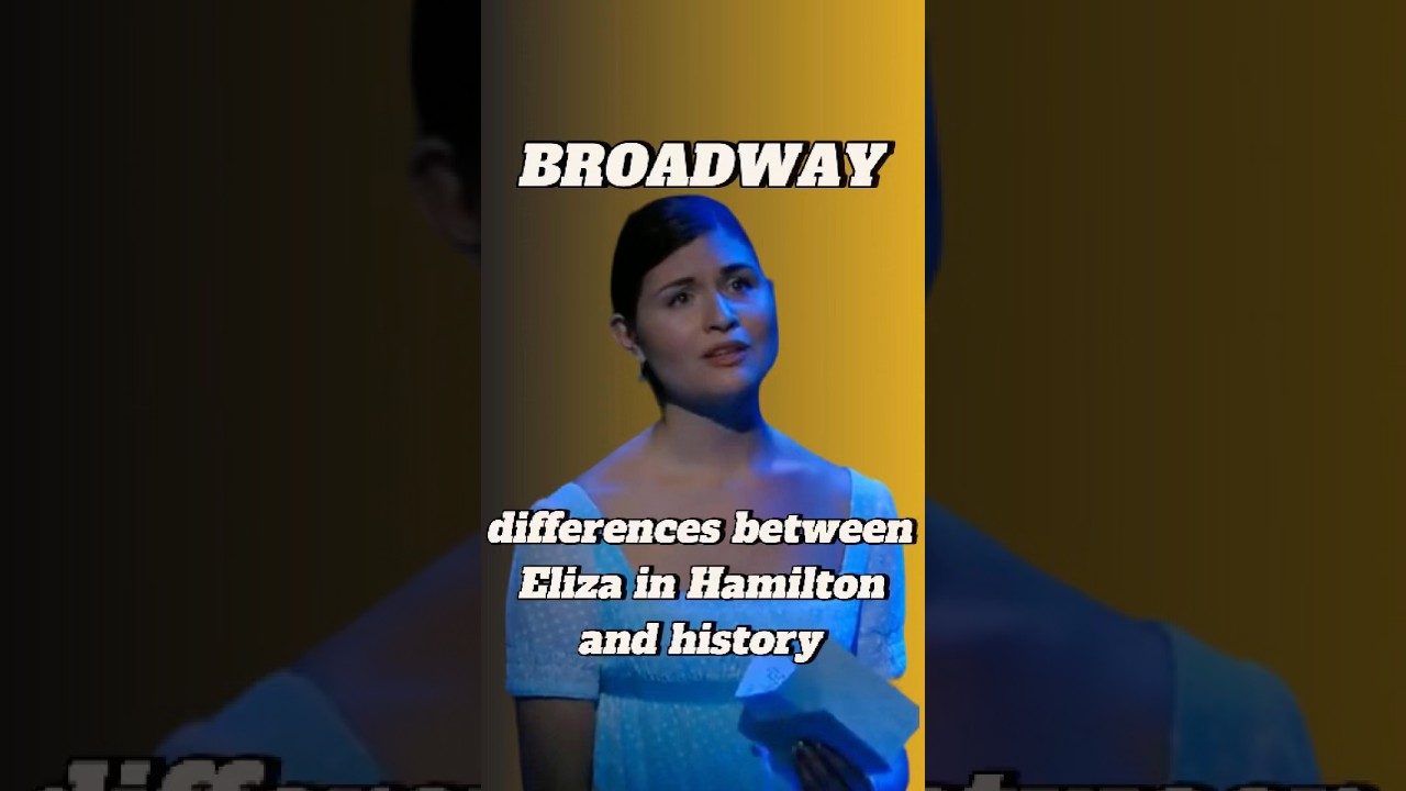 Three major differences between Eliza in Hamilton and the real history#musical #hamilton #broadway