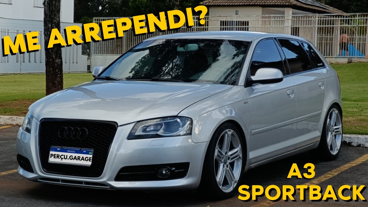 VALE A PENA ter um AUDI A3 Sportback 2.0 TFSI 8P? - Minha experiência COMPLETA!