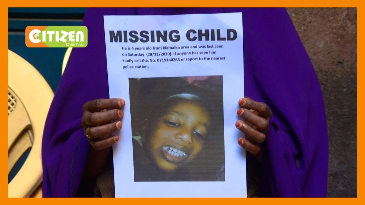 Family in Kiamaiko, appealing for help to trace their four-year-old child