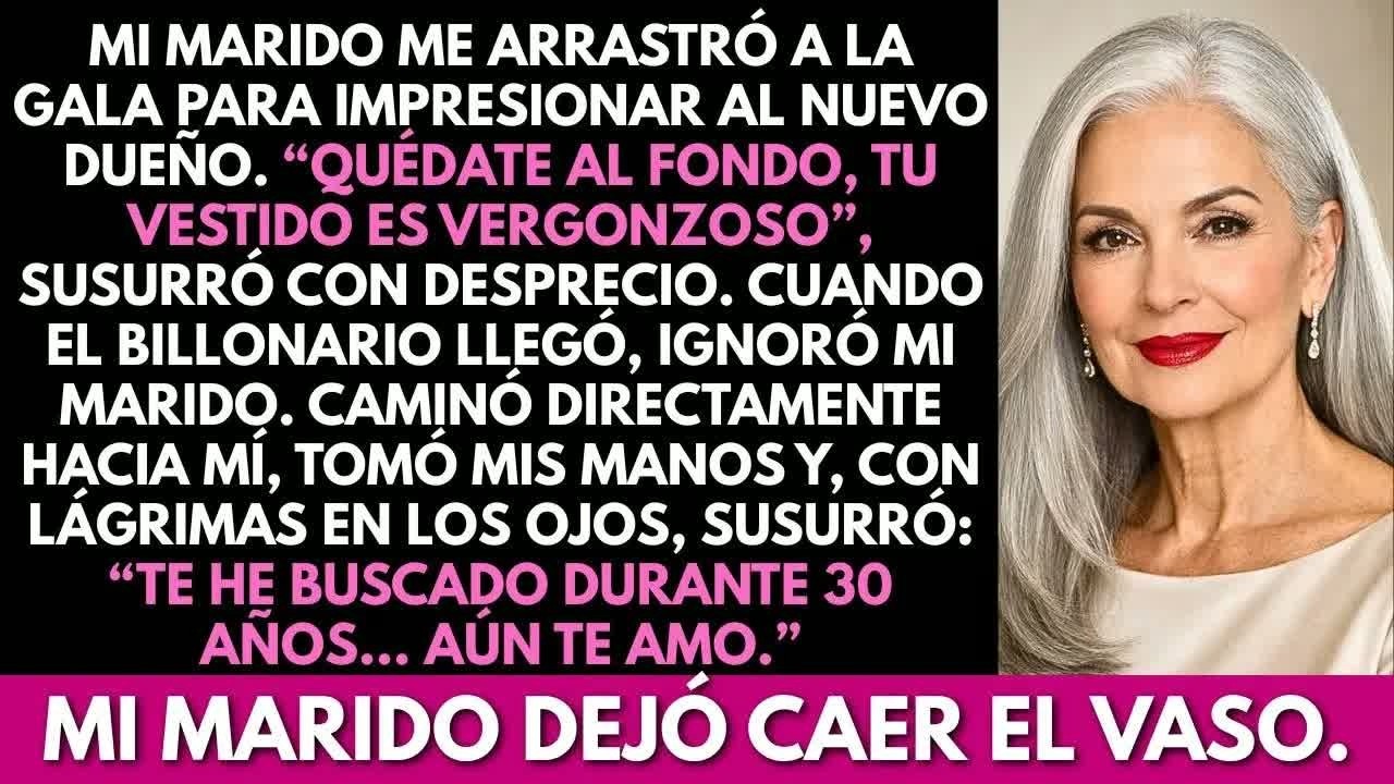 Mi marido me escondió en la gala. El CEO me encontró y dijo: “Te he buscado por 30 años… aún te amo”