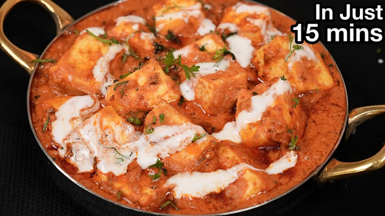 Instant Restaurant Style Paneer Butter Masala - In Just 15 minutes | Paneer Makhanwala