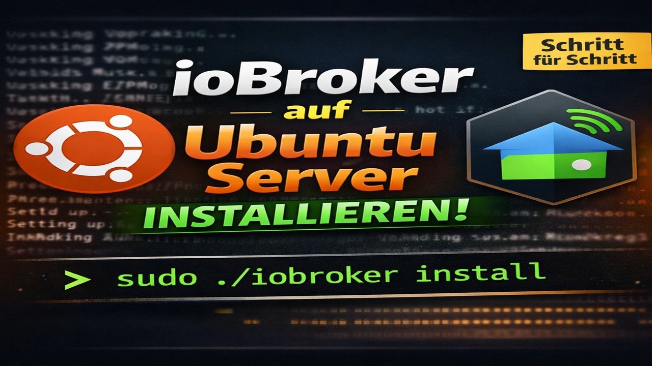 IoBroker installation auf Linux Ubuntu Server ¦ [Tutorial][Ubuntu Server]