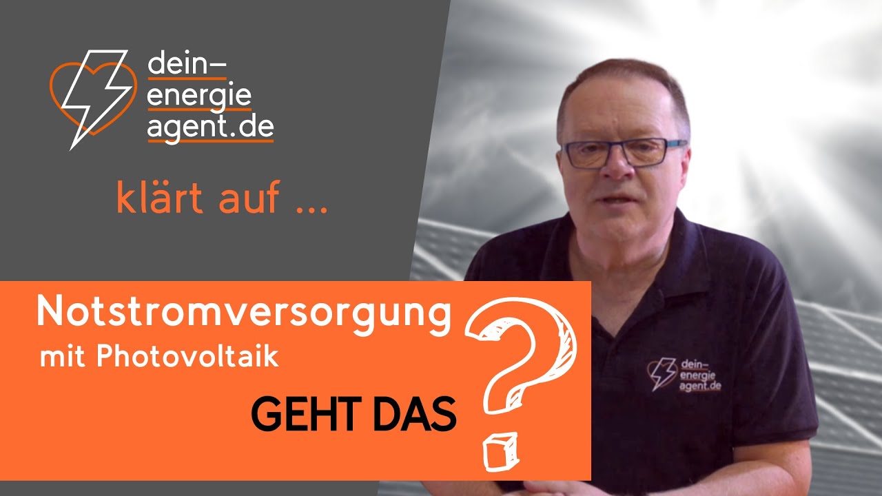 Notstromversorgung mit meiner Photovoltaik-Anlage - geht das &uuml;berhaupt?