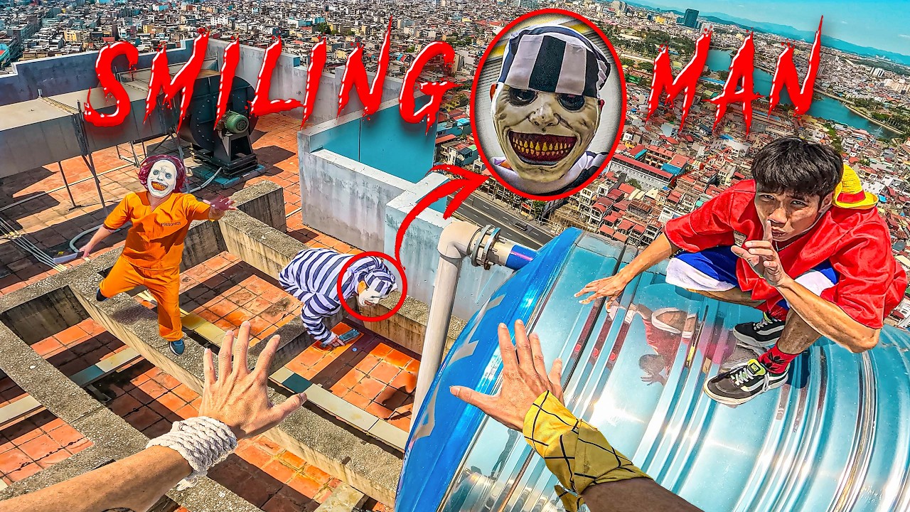 ONE PIECE VS SMILING MAN ESCAPE IN REAL LIFE HORROR | CHAP 8 | Bubbles Passion