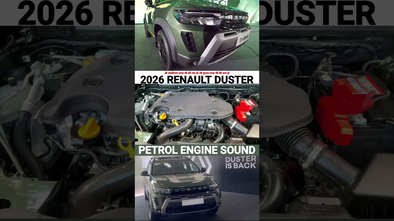 New Renault Duster Turbo Petrol Engine Sound #youtubeshorts #shortsvideo #ytshorts #shortsfeed