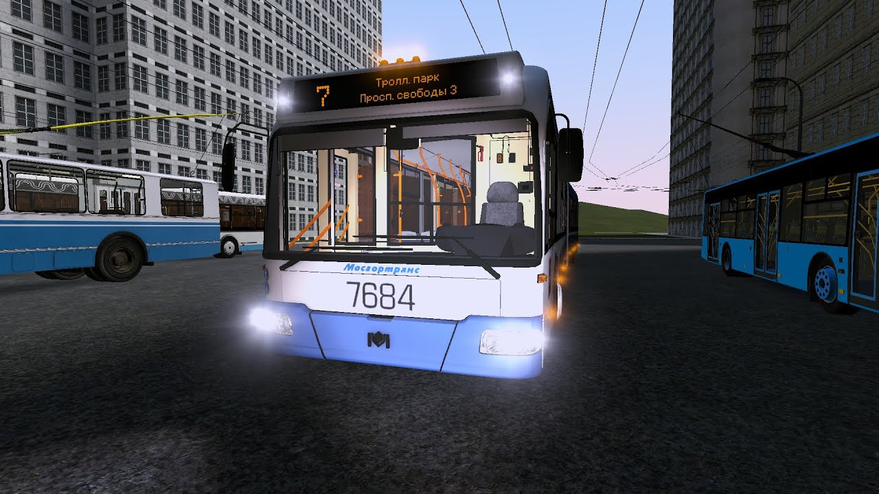 АКСМ-333 НА 7 МАРШРУТЕ ► Trolleybus FS