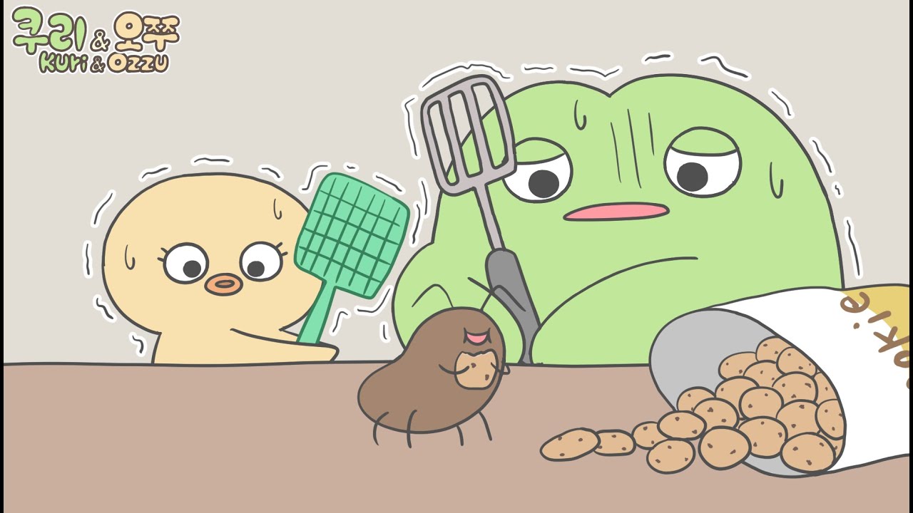 바퀴벌레 퇴치 Getting Rid of Cockroaches / 애니메이션 / Animation / Cartoon / ASMR / 달하나 / dalhana
