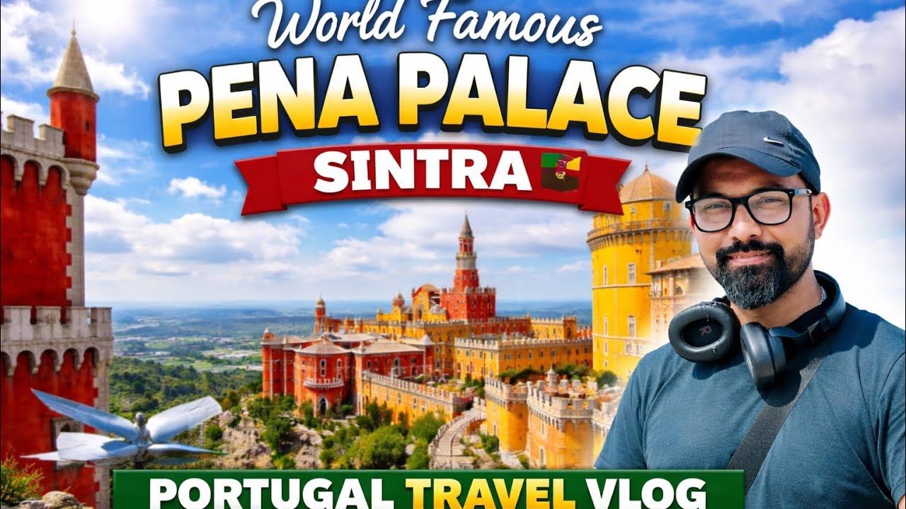 World Famous Pena Palace Sintra| Portugal Travel Vlog Sintra Day trip from Portugal