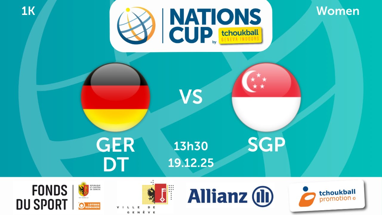 Tchoukball Nations Cup 2025  women Germany DT - Singapour 1K GER