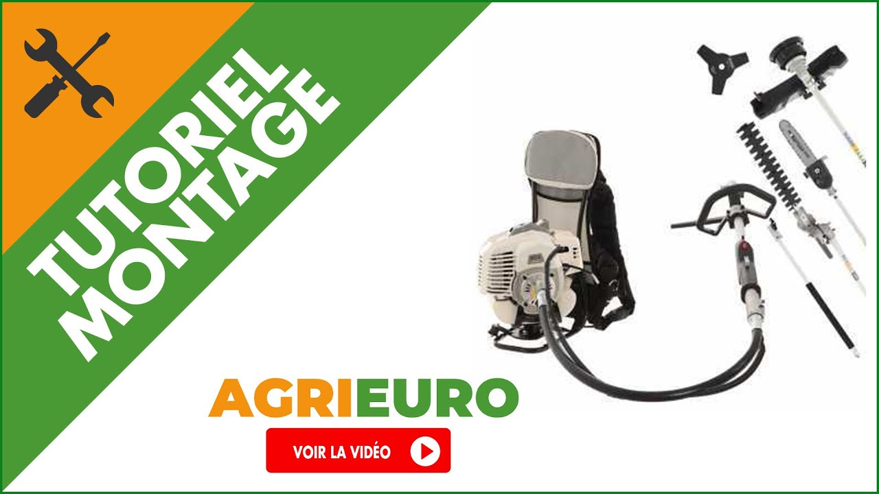 Débroussailleuse multifonction Blackstone BGI 520 BP - Montage complet