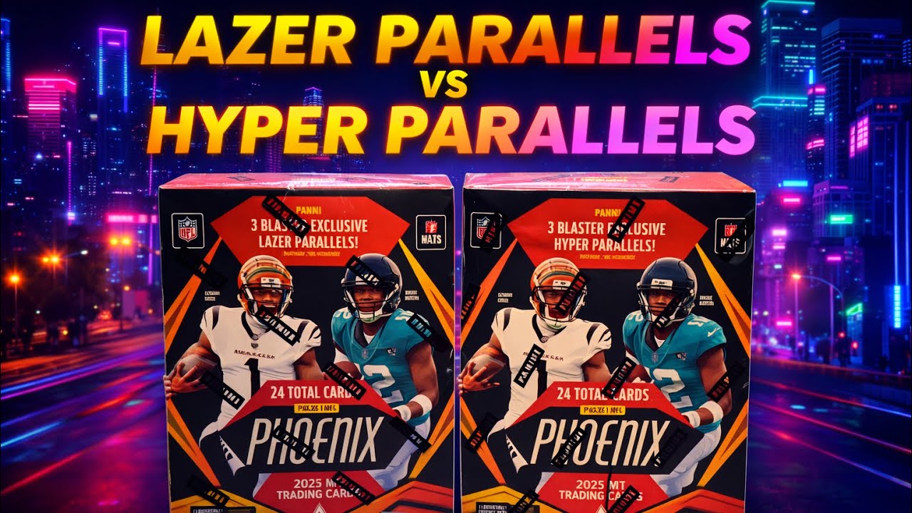 🔥2025 Phoenix Football Retail Blasters - Hyper Parallels vs. Lazer Parallels🔥 - Which is better? 