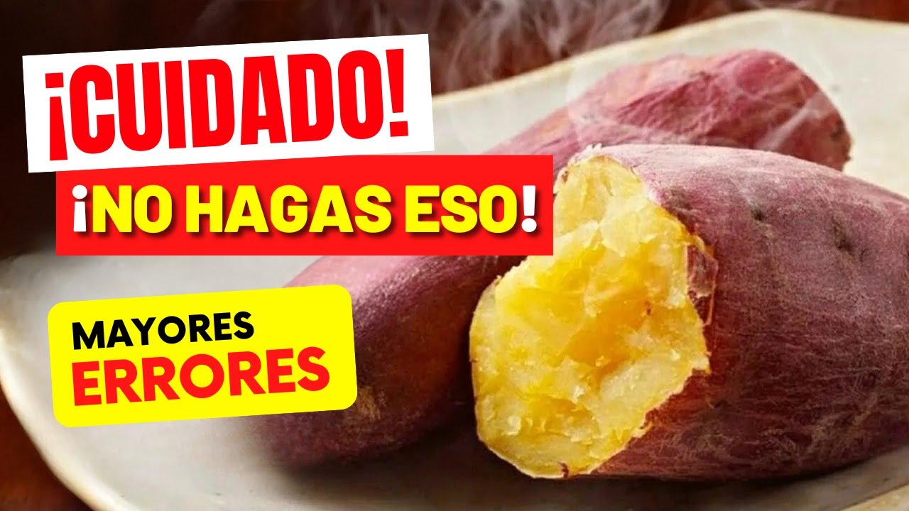 10 ERRORES al COMER CAMOTE / BATATA / BONIATO  - ¡EVÍTALOS!