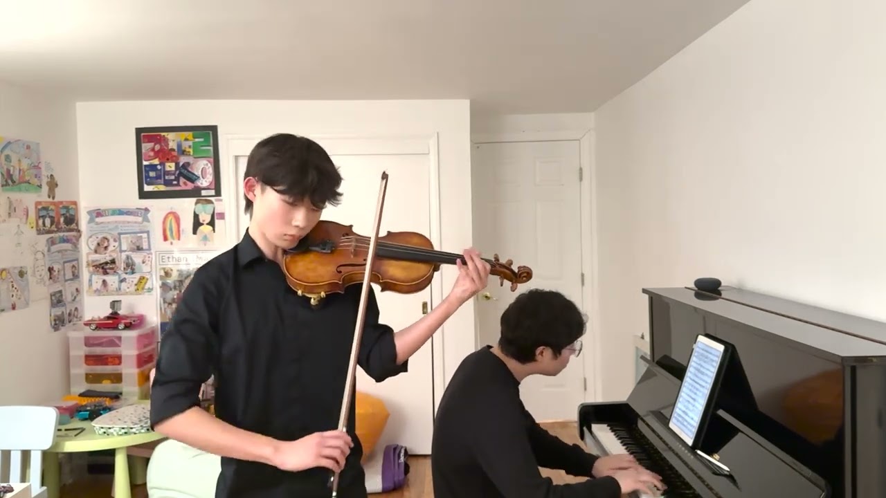 Violin Concerto No  5 in A Major, K 219, Movement 1   Wolfgang Amadeus Mozart - Ethan Hwang(15)