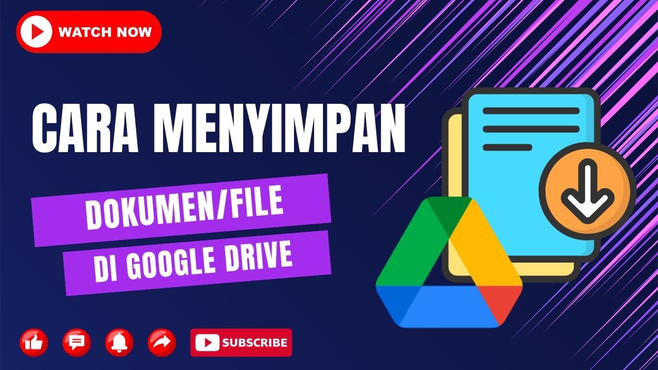 Cara menyimpan dokumen di google drive