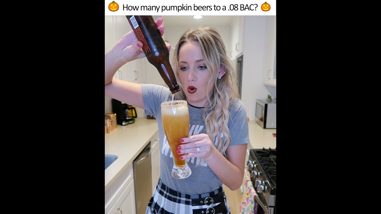How many PUMPKIN beers to reach a .08% BAC?