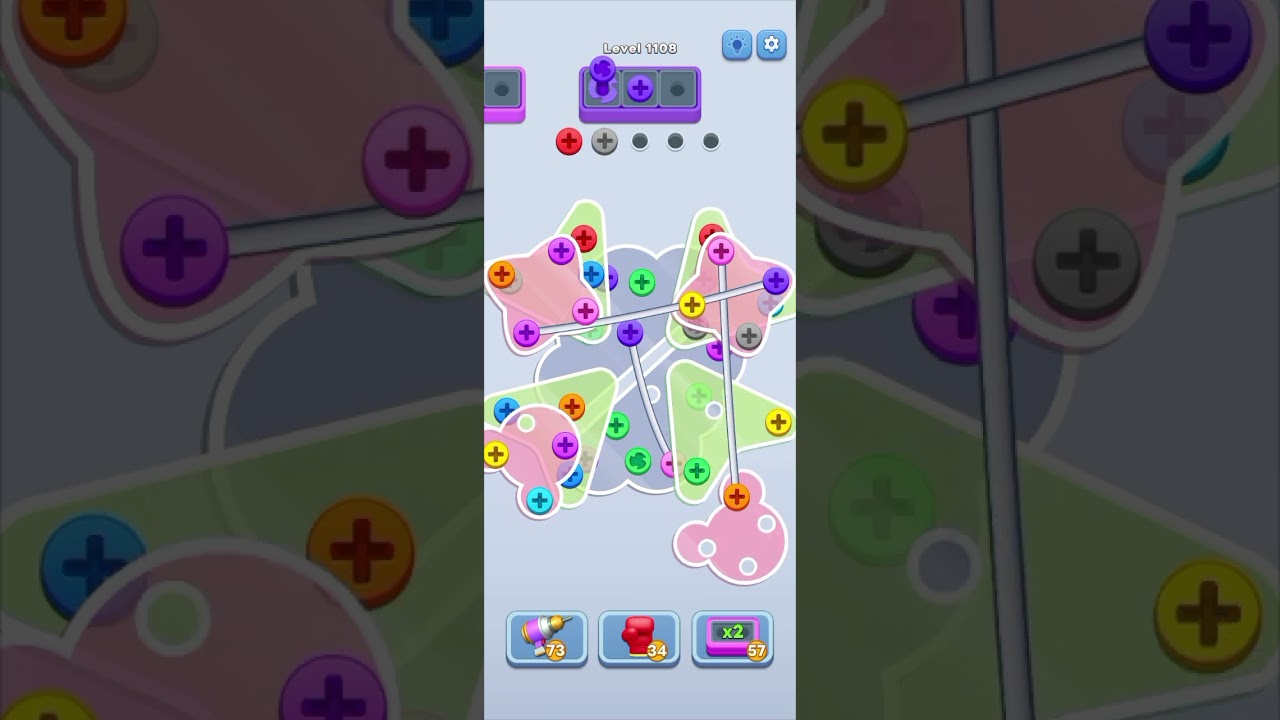 Screw Frenzy Level 1101 - 1150 #games #screwpuzzle #gaming #androidgame #gameplay #mobilegame