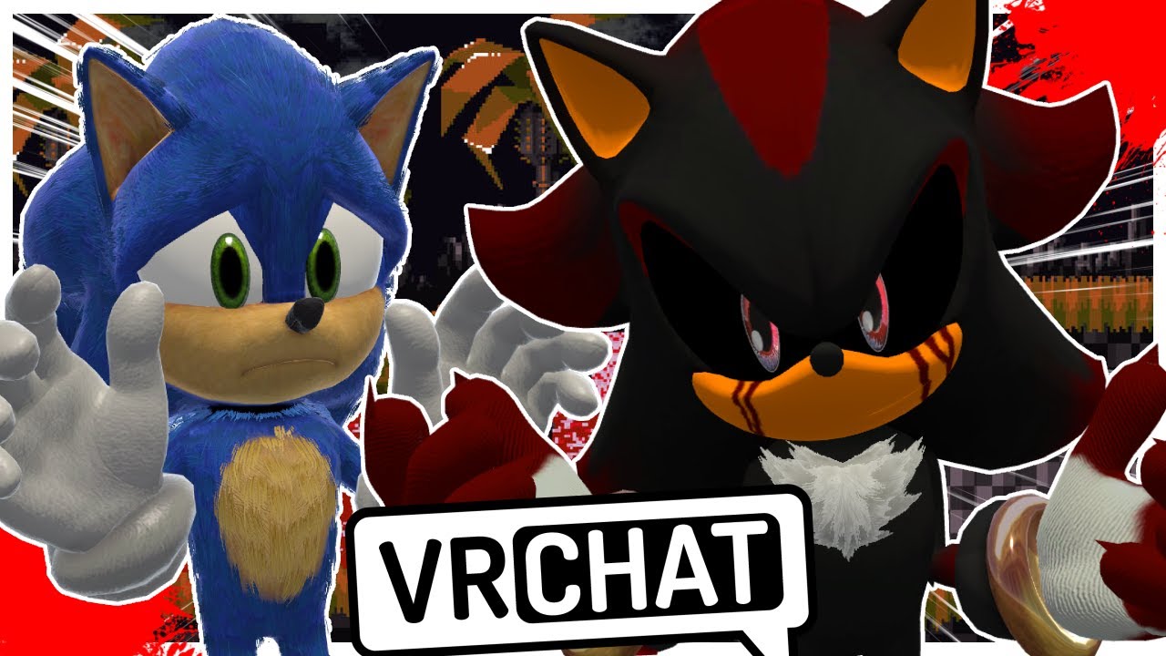 Movie Sonic Encounters Shadow.EXE In VRCHAT?!