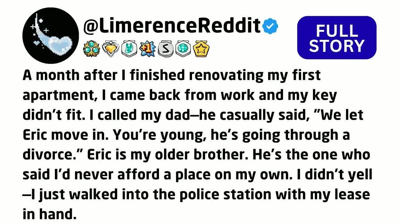 A month after I finished renovating my first apartment, I came back from work and my key didn't...