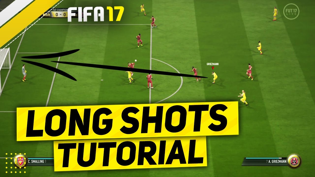 FIFA 17 IMPOSSIBLE TO DEFEND LONG SHOT TUTORIAL - THE SPECIAL TRICKS TO ALWAYS SCORE FROM LONG RANGE